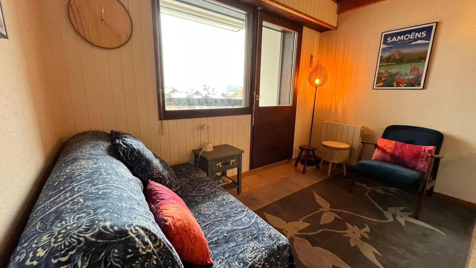 Joli T3 Ensoleille, Proche Centre, Avec Balcon, Parking Et Casier A Ski - Fr-1-624-89 Samoëns Daire